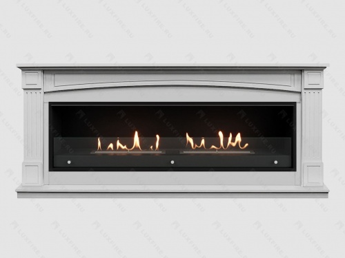 Каминный портал МДФ "Честер 1900" с биокамином Lux Fire "Фаер Бокс Вега-2" (белый) Каминный портал МДФ "Честер 1900" с биокамином Lux Fire "Фаер Бокс Вега-2" (белый)