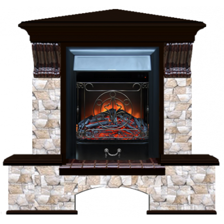 Бостон К Арбат угловой (венге)+Majestic Black