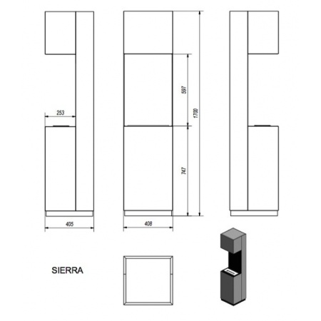 Биокамин Kratki SIERRA по цене €349
