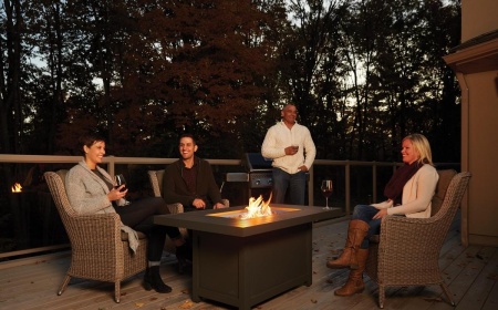 Стол-камин газовый NapoLEOn Hampton 127х82 см Стол-камин газовый NapoLEOn Hampton 127х82 см