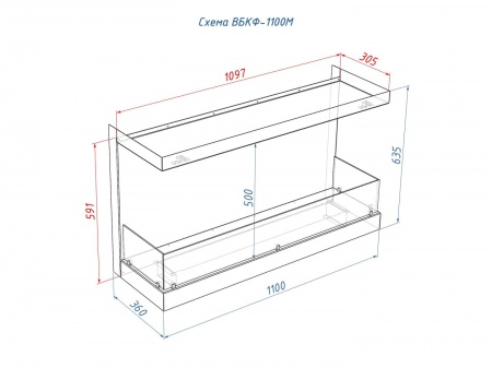 Встроенный биокамин Lux Fire Фронтальный 1100 М Встроенный биокамин Lux Fire Фронтальный 1100 М по цене 76 890 руб.